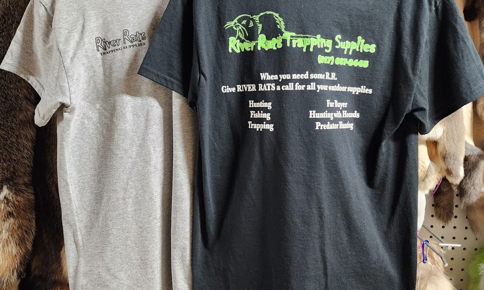 River Rats Trapping Supplies T-Shirts