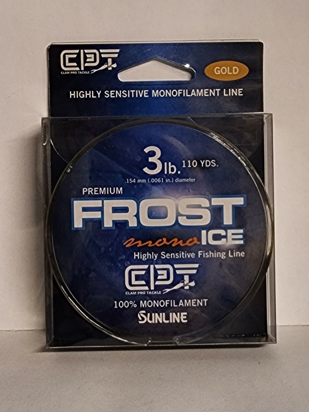Clam Pro Tackle Frost Mono Ice Premium Monofilament Fishing Line